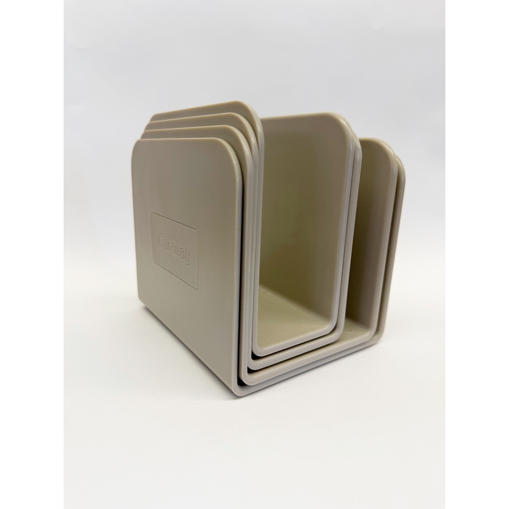 Caraway Magnetic Pan Racks Set of 4 Gray Kitchen Cookware Organizer Dividers